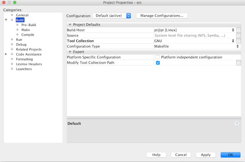 Set up the build host